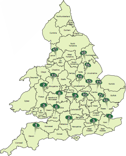uk liming map